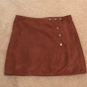 LA Hearts wrap around skirt